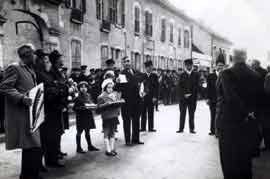 Une cérémonie du 11 novembre dans les années 60